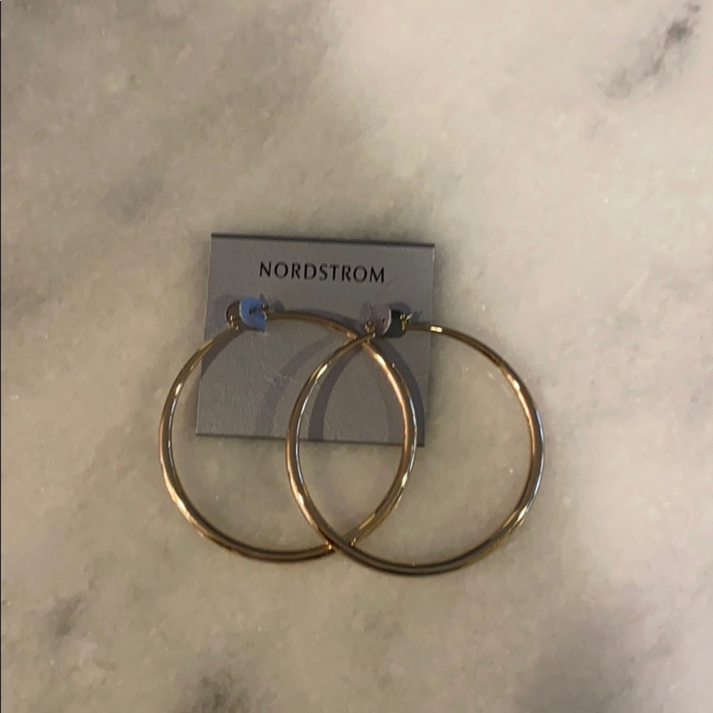 Nordstrom Gold hoop earrings